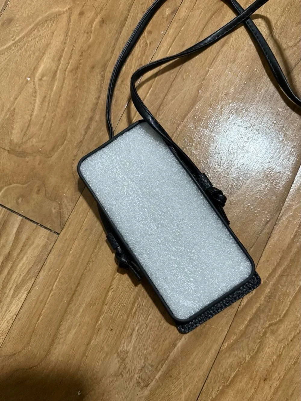 Black Crossbody Phone Case with Card Pocket - Unbranded